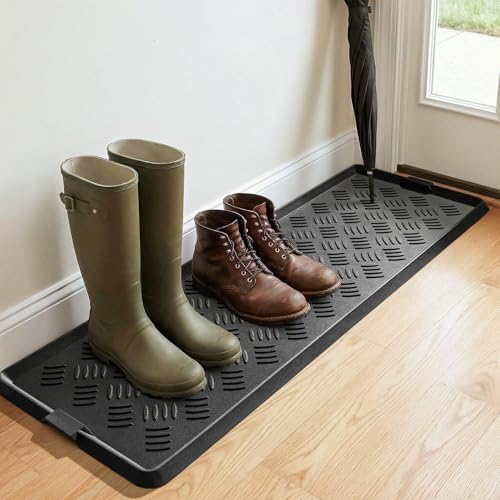 tchdio Extra Large Boot Tray Rubber Boot Tray, Non Slip Shoe Tray by Tchdio
