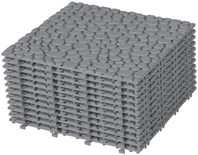 All-Weather Interlocking Outdoor Deck Tiles by WOWPIONEER