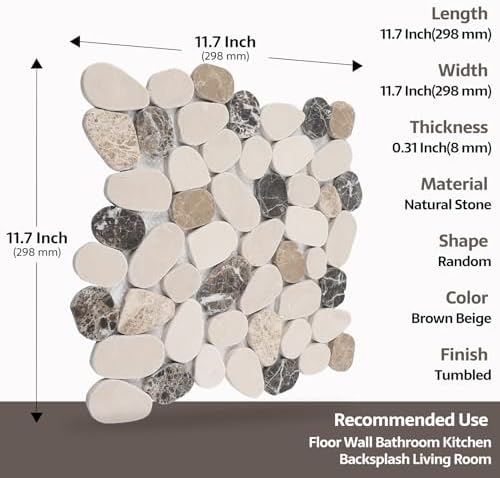 Pebble Tile, 4 Sheets - Image 2