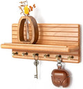 Rebee Vision Cedar Wood Key Holder Wall Mount by REBEEVISION