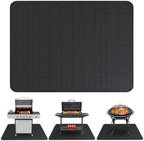 Under Grill Mats for Outdoor Grill Double-Sided Mat for Under Fire Pit Mat the by LindasEssentials