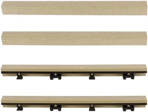 1 in. x 1 ft. Quick Deck Composite Deck Tile Straight Trim - Image 2