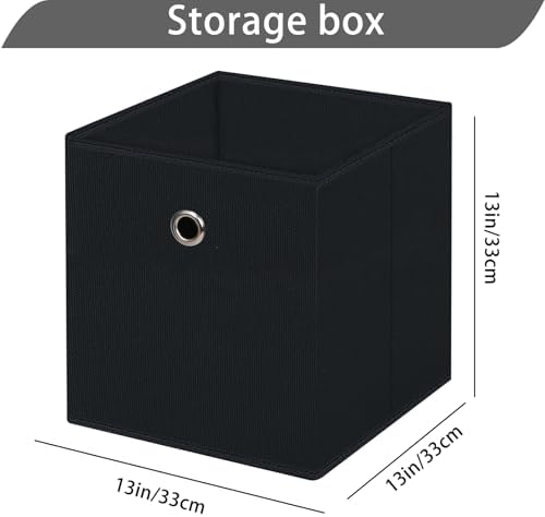 13x13x13 storage cube bins, collapsible fabric storage cubes Decorative storage - Image 2