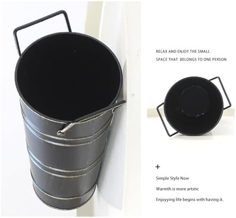 Round Umbrella Bucket, Metal Umbrella Holder - Image 3