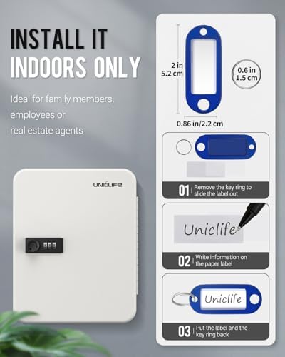 Uniclife 48 Position Key Cabinet - Image 5