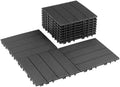 9 PCS Plastic Interlocking Deck Tiles by SkillMaid