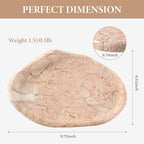 Koville Luxurious Natural Pink Marble Vanity Tray, Cloud Shape Serving Stone - Image 2