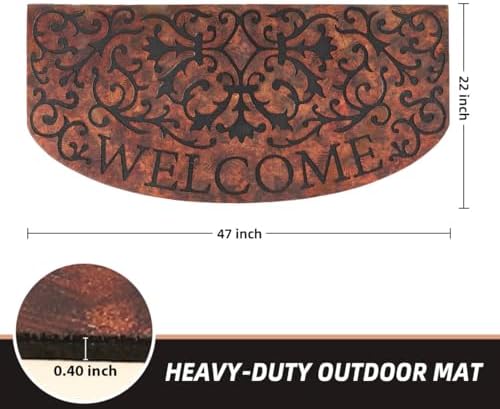 Large 47"x 22" Heavy Duty Welcome Mats Outdoor - Image 3
