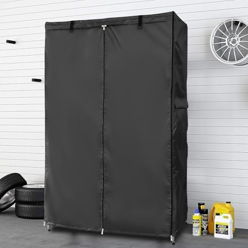 Wire Rack Covers, Heavy Duty 600D Dustproof Waterproof Storage Rack Covers - Image 7