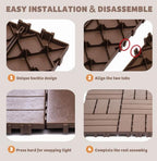68-Pack 11.42" Interlocking Deck Tiles - Image 7