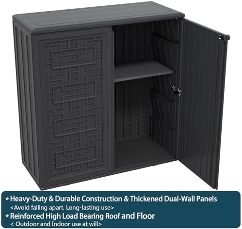 HOMSPARK Indoor/Outdoor Storage Cabinet - Image 6