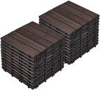 Yaheetech 22PCS Interlocking Deck Tiles Outdoor Patio Floor by Yaheetech