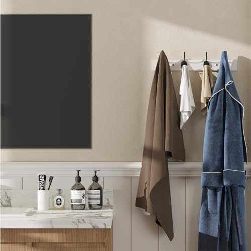 VERTORGAN 1 Pack Wall Mounted Wooden Hat Rack, 4 Hooks Entryway - Image 4