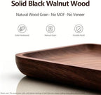 Solid Black Walnut Wooden Key Tray, Key Bowl - Image 3
