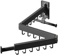 HEILAIYI Wall Mounted Clothes Hanger, Clothes Drying Rack, Laundry Drying Rack by HEILAIYI