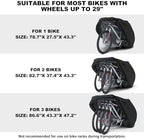 Favoto Bike Cover Waterproof Outdoor Storage - Image 4
