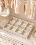 VLANDO Stackable Jewelry Tray, Drawer Organizer - Image 2