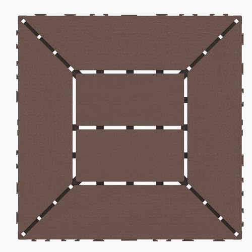 Ball & Cast Plastic Interlocking Deck Tiles, Waterproof Outdoor Terrace - Image 6