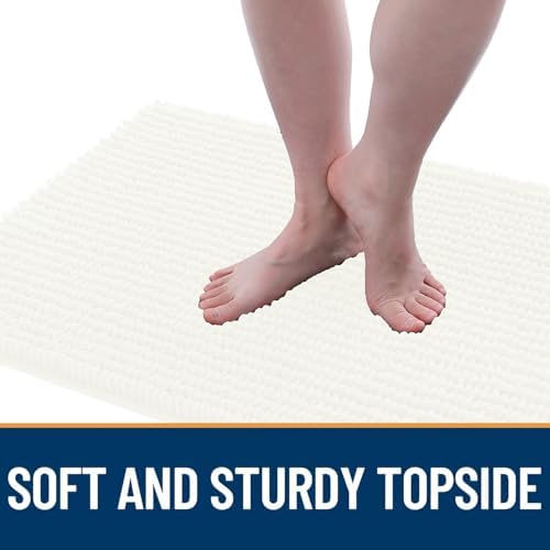 OLANLY Dog Door Mat for Muddy Paws 59x35, Extra Absorbent Chenille Mud Mat - Image 3
