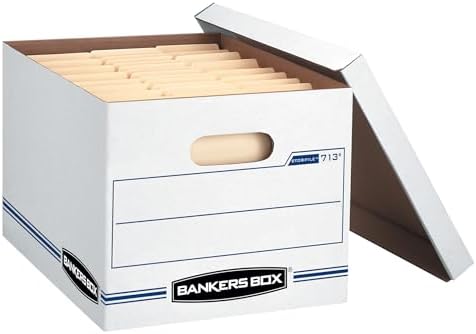 Bankers Box 12-Pack Basic-Duty File Storage Box - Image 6