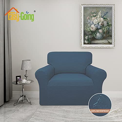 Easy-Going 100% Waterproof Chair Couch Cover, Stretch Jacquard Sofa Cover - Image 2