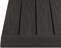 NewTechWood 1/6 ft. x 1 ft. Quick Deck Composite Deck Tile Straight Fascia in by NewTechWood