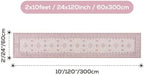 2x10 Runner Rug Washable Non Slip Boho Floor Mat - Image 2