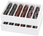 Velvet Sunglass Organizer Tray, Stackable Glasses Case by Unknown