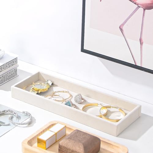 2Pcs Desk Drawer Storage Tray, Nightstand Organizer, Jewelry Display - Image 3