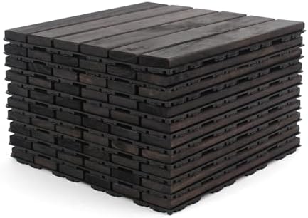Acacia Deck Tiles Interlocking Outdoor Flooring - Image 4