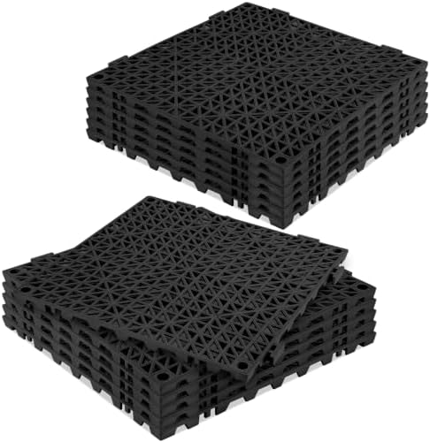 ToLanbbt Modular Interlocking Cushion 12P 11.8" x 11.8" Interlocking Rubber by ToLanbbt