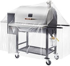 Hoolerry 60 Inch Clear BBQ Grill Barbecue Cover - Image 5