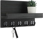 Lwenki Key Holder for Wall, Decorative Key and Mail Holder by Lwenki