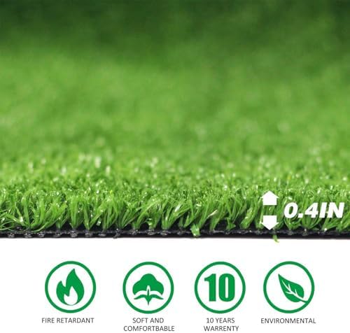 Artificial Grass Rug 9FTx88FT Synthetic Grass Turf Rug Indoor Outdoor Garden - Image 2