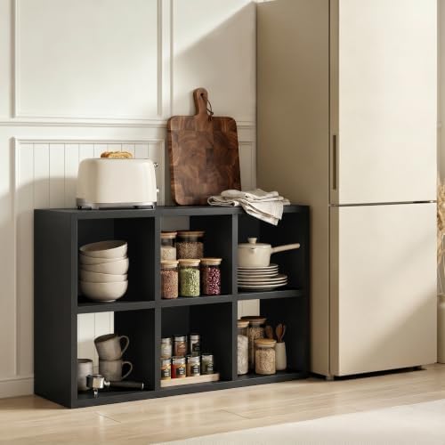 LUCKLIFE 6-Cube Storage Organizer, Modular Bookcase Shelf by Unknown