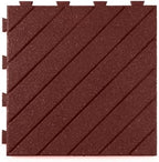 Playsafer Slatted Rubber Interlocking Tile by Playsafer