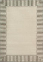 nuLOOM Asha Light Grey Bordered Indoor/Outdoor Area Rug - Image 3