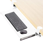 VIVO Large Clamp-on Computer Keyboard and Mouse Under Desk Slider Tray by VIVO