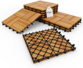 Golden Select 12" x 12" Interlocking Deck Tiles, Waterproof UV Resistant by ACARRA