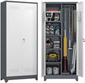 72.8" H Metal Garage Storage Cabinets by FATIGOSstoragecabinet