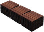 Interlocking Deck Tiles 30pcs 12"x12" Plastic Outdoor Floor Tiles by NALLBEIRRAA