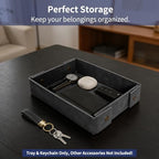 SITHON Valet Tray for Men Premium PU Leather Catchall Tray - Image 3
