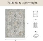 GENIMO 4x6 Outdoor Rug, Washable - Image 2