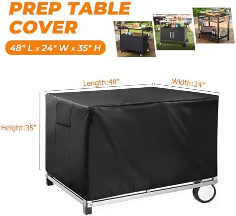 POOLTALE Outdoor prep table cover 48x24x35IN - Image 2