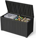 Outdoor Storage Box, 180 Gallon Waterproof Deck Box by GraceYourYard