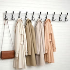 WEBI Coat Rack Wall Mounted, 38 9/16" Long, 10 Hooks, Wood Coat Hooks Wall - Image 2
