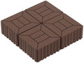 Ball & Cast Plastic Interlocking Deck Tiles, Waterproof Outdoor Terrace by HCIOANHomecabinetseries