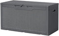 Devoko 97 Gallon Deck Box, Waterproof Resin Outdoor Storage Box by DEVOKO