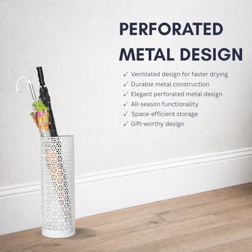 Concepts 8x20 inch Heavy Duty Metal Umbrella Stand - Image 4