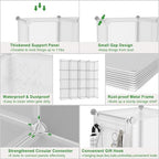 C&AHOME 16 Cube Storage Organizer Cube Shelves Units Storage Cubes - Image 6